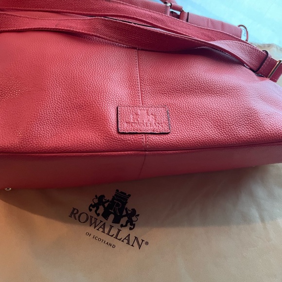 Rowallan of Scotland Leather Satchel w/Shoulder Straps - Picture 3 of 4